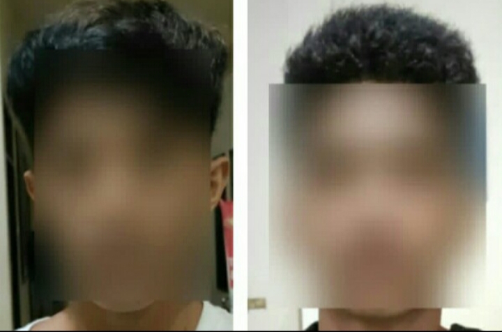 Dua terduga pelaku pengancaman dengan sajam, ditangkap Tim Tarsius Presisi, 20 menit setelah kejadian.(Dok Istimewa)
