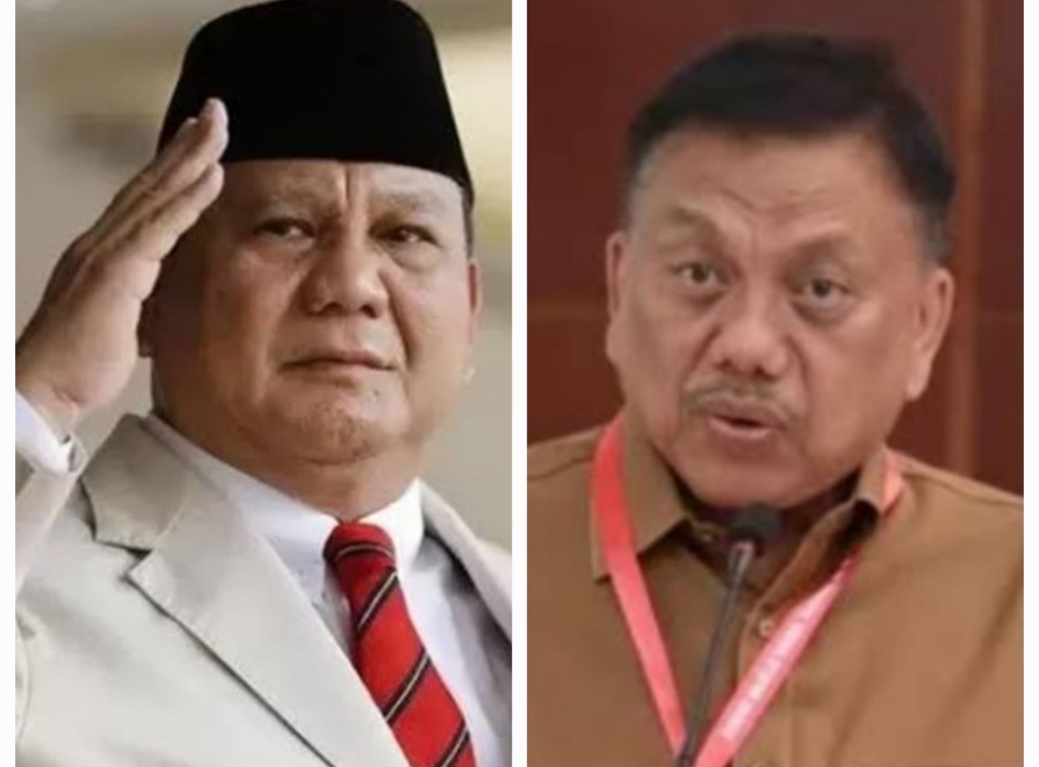 Prabowo Subianto dan Olly Dondokambey