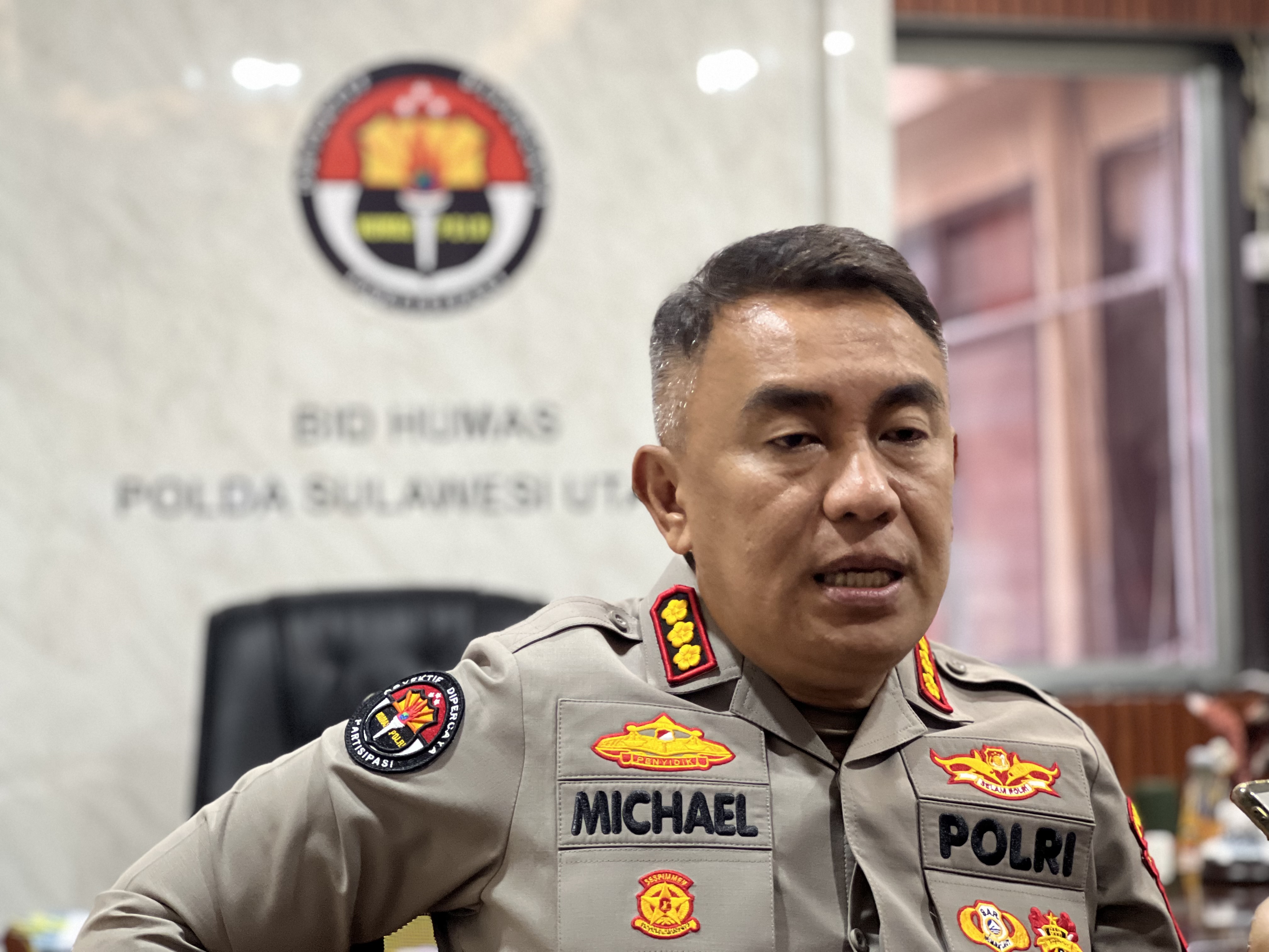 Kabid Humas Polda Sulut Kombes Pol Michael Thamsil
