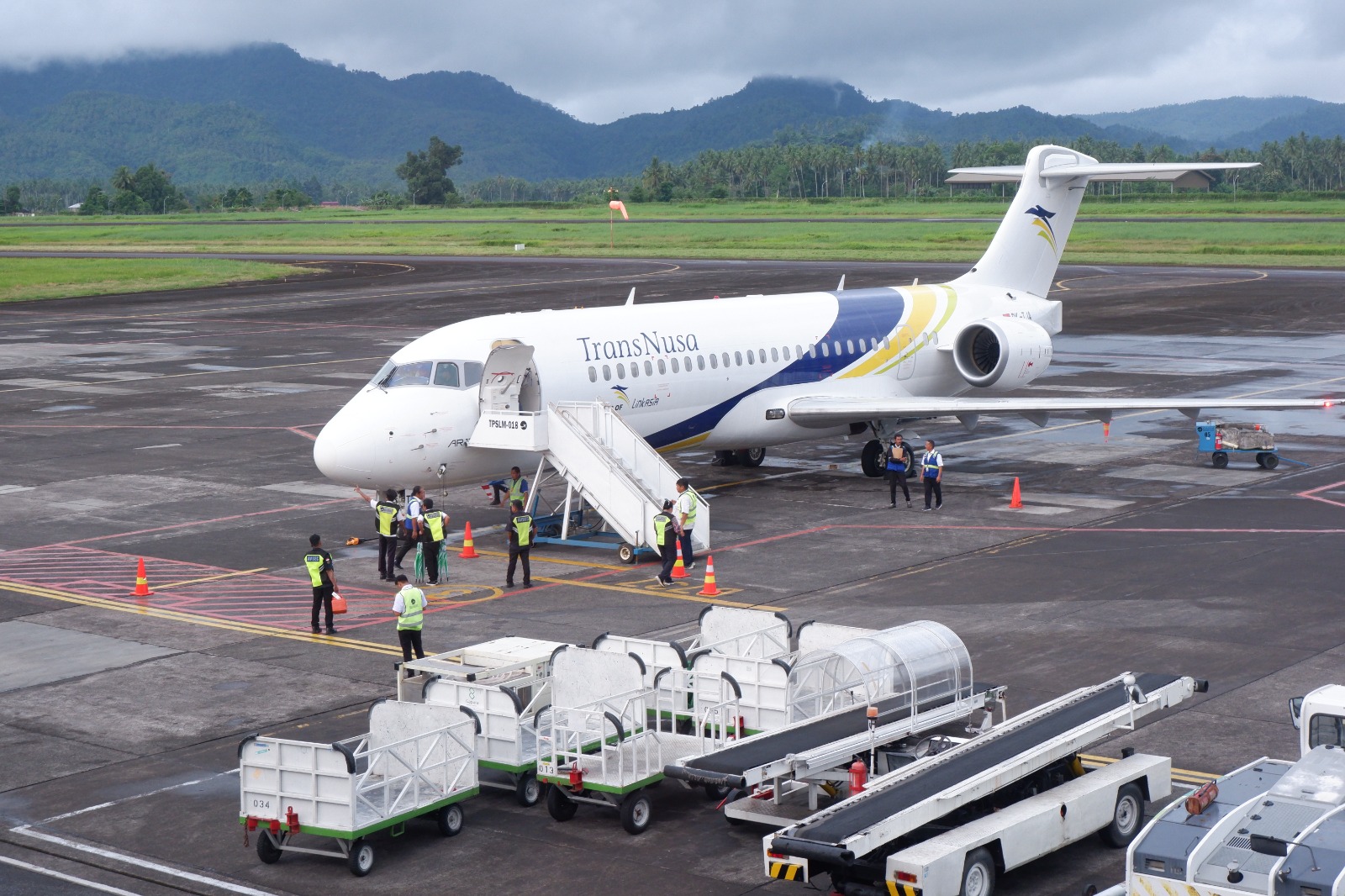 TransNusa resmi membuka penerbangan Manado-Sorong Kamis (5/4)
