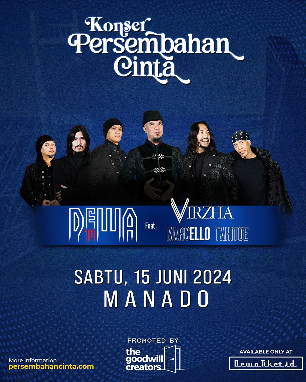 Konser Persembahan Cinta bakal digelar 15 Juni 2024 di Manado (Istimewa)