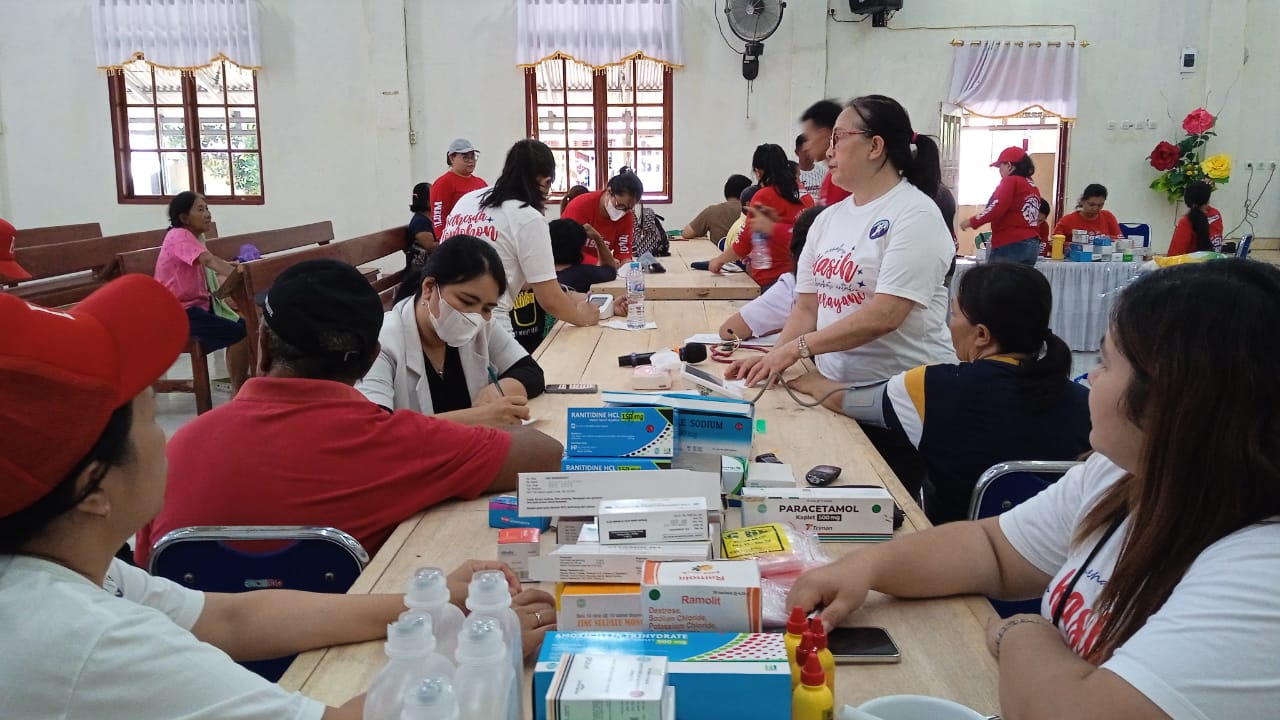 Tim Medis GMIM Diturunkan Dalam Upaya Mencegah Munculnya Penyakit Pasca Bencana Alam.