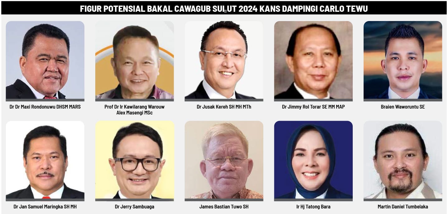 LAYAK MAJU PILGUB SULUT: Figur Potensial Bakal Cawagub Sulut 2024 Kans Dampingi Carlo Tewu