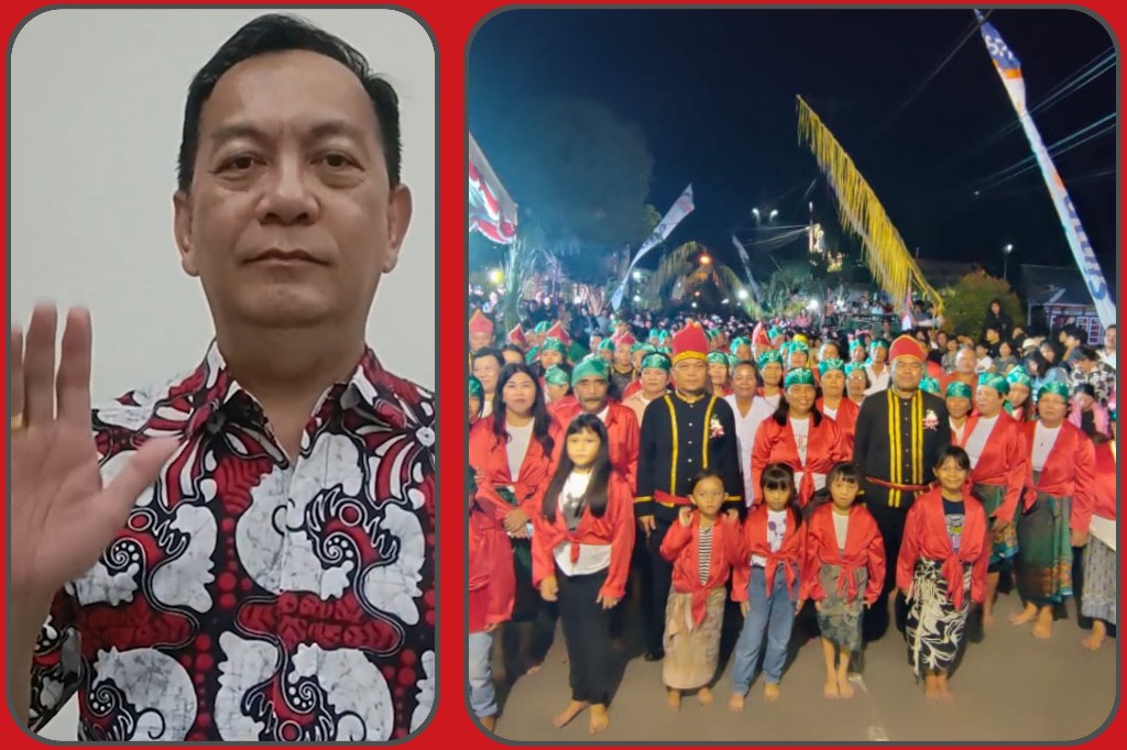 Wali Kota Tomohon Caroll Senduk SH mengucapkan Selamat atas HUT ke-176 Negeri Rurukan. Dok Pemkot Tomohon/Stevy Tampi