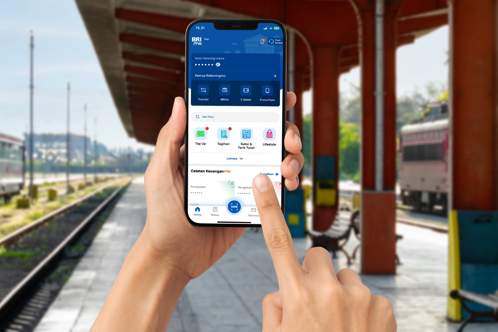 BRI peroleh peringkat pertama dalam kategori Performa Terbaik Mobile Banking Bank untuk BRImo &amp; Performa Terbaik Chatbot Bank untuk Sabrina.