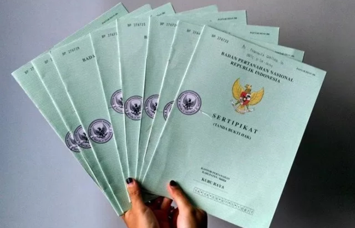 Ilustrasi Sertifikat Tanah