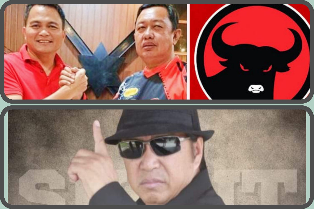 Ronald Kandoli-Fredy Tuda, insert Ketua DPC PDIP Mitra James Sumendap SH. Dok istimewa