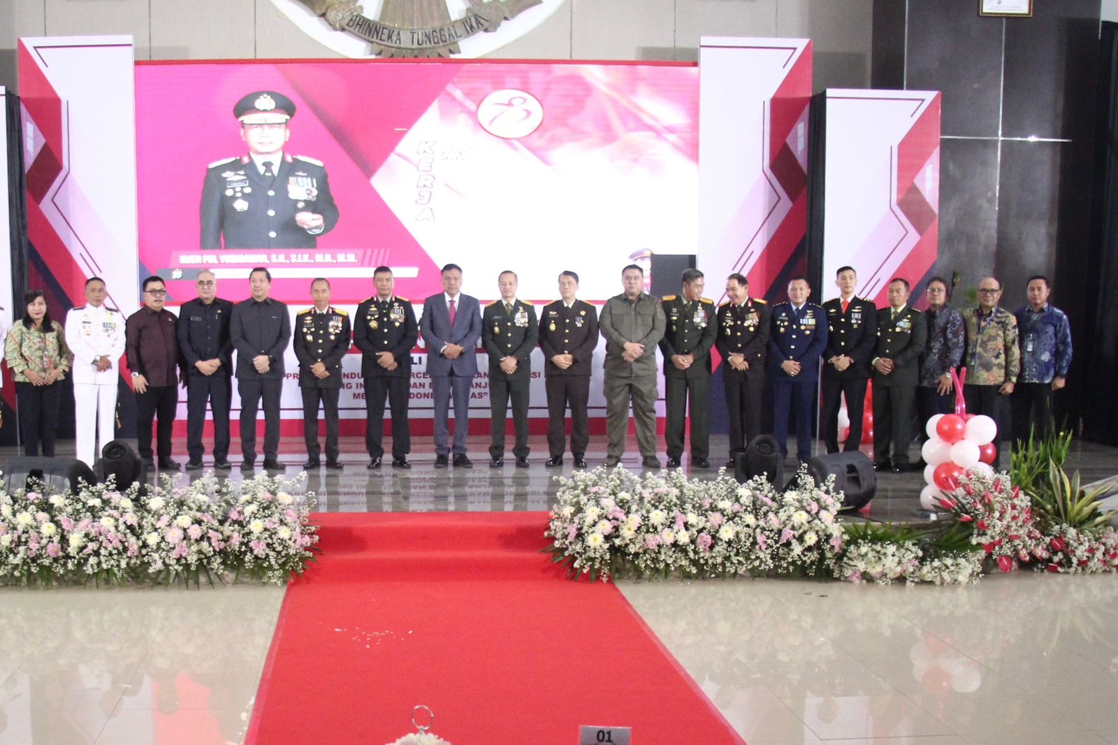 Puncak peringatan hari Bhayangkara ke 78 tahun jajaran Polda Sulut berlangsung hari ini, Senin 1 Juli 2024 di Aula Mapalus Kantor Gubernur Sulut.