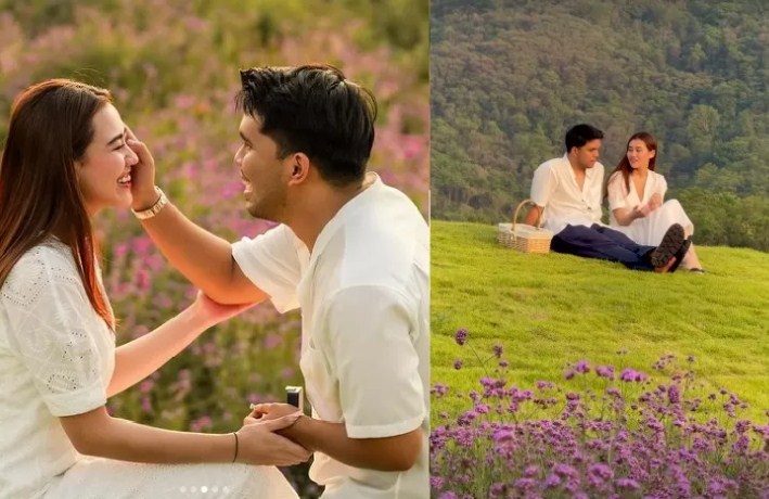 Thoriq Halilintar dan Aaliyah Massaid . (@thariqhalilintar/ Instagram.com)