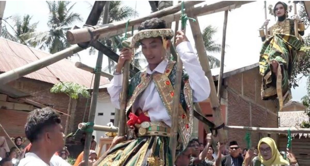 Laki-laki suku Mandar. (Foto: Abdy Febriady/detikSulsel)