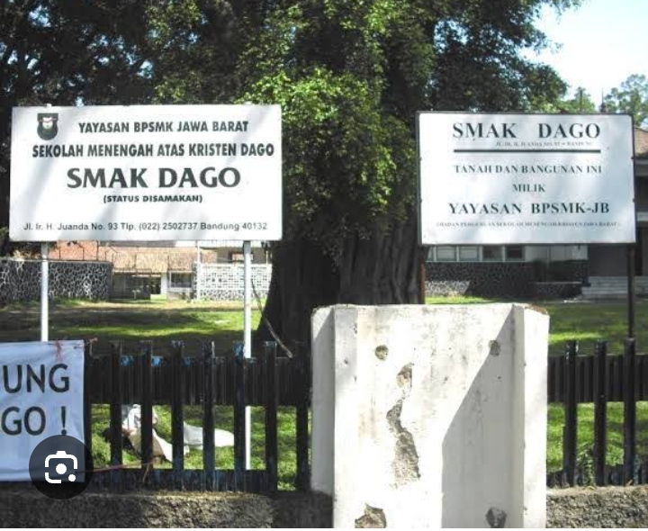 Polemik Lahan SMAK Dago, PT GMI Ditetapkan Negara Sebagai Penerima Hak
