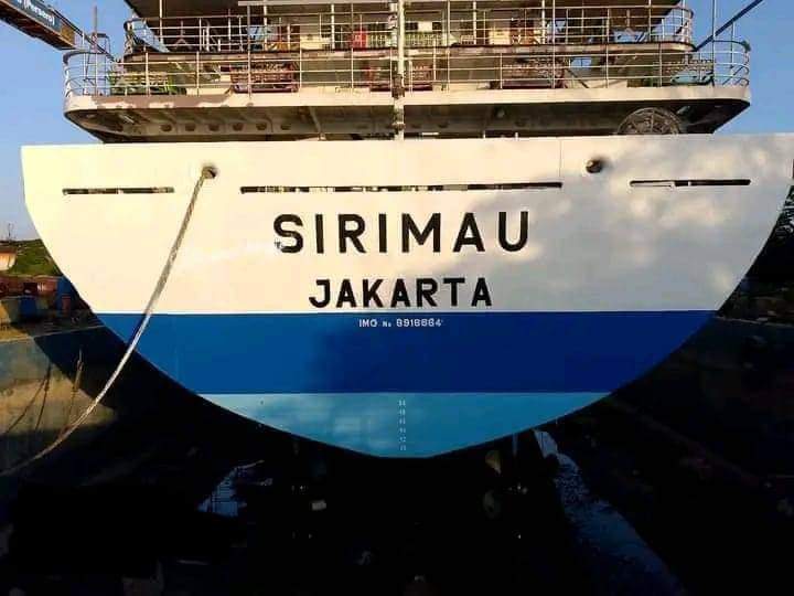 KM Sirimau.(Dok FB Echii Yeuyanan)