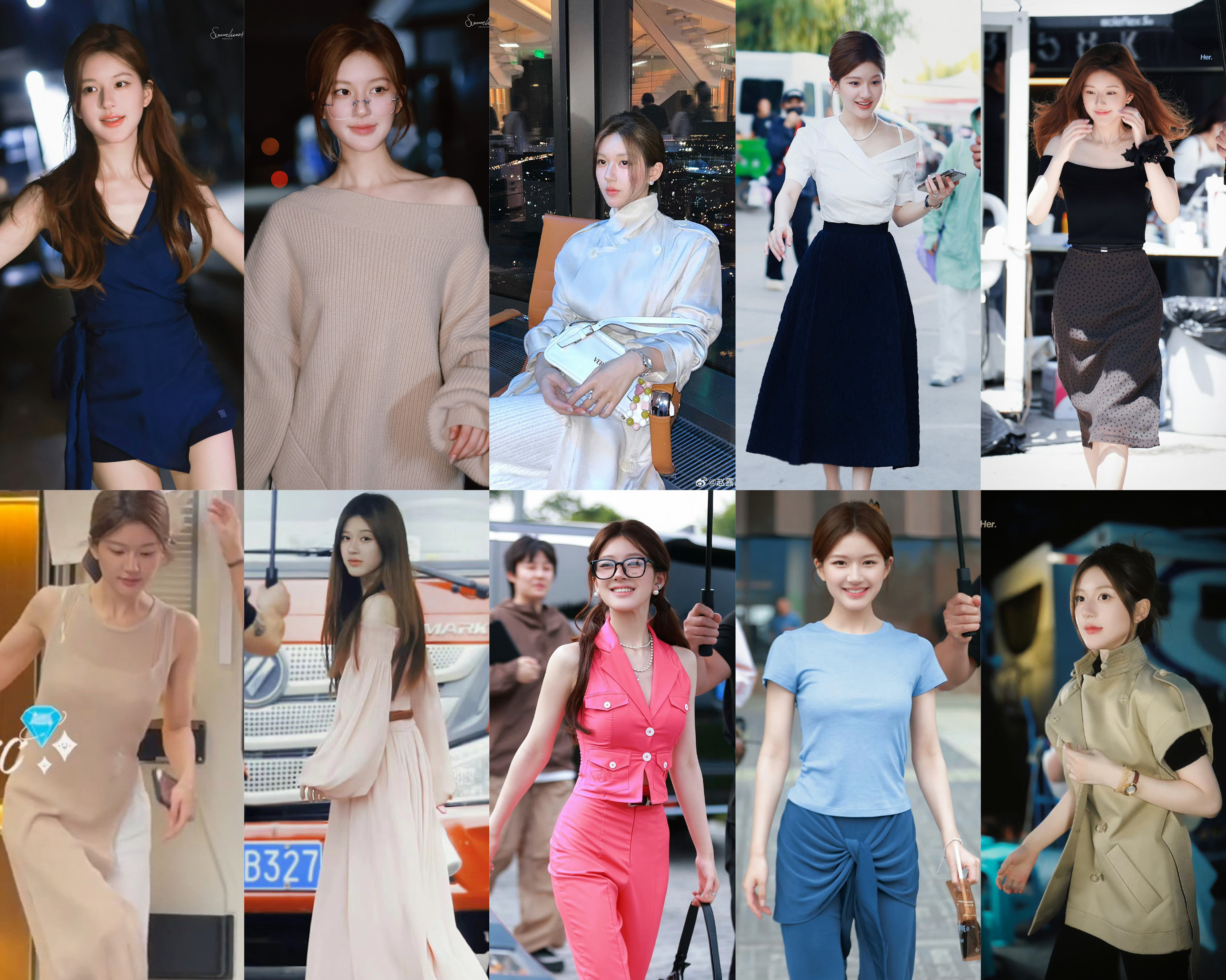 busana yang dikenakan Zhao Lusi saat syuting Love&rsquo;s Ambition (x.com_love&rsquo;s ambition)
