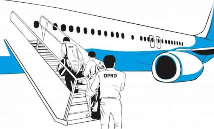 Ilustrasi perjalanan dinas DPRD.(Dok Istimewa)