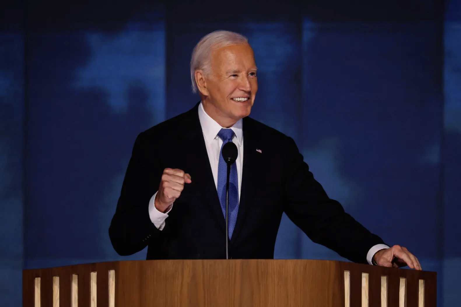 Joe Biden berpidato di hari pertama Konvensi Nasional Demokrat 2024