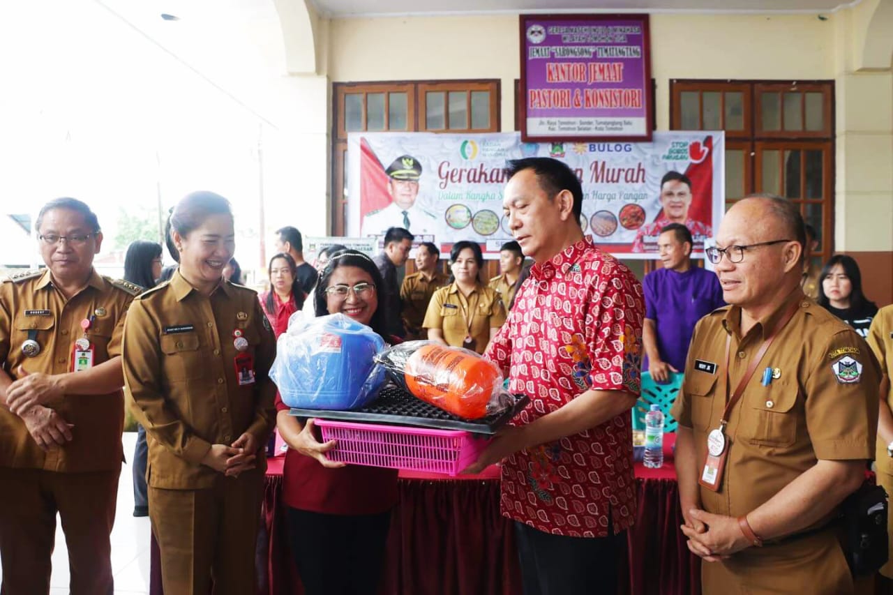 TOPANG KEBUTUHAN: Pemerintah Kota Tomohon terus mendorong pemenuhan pangan bagi masyarakat. Dok istimewa