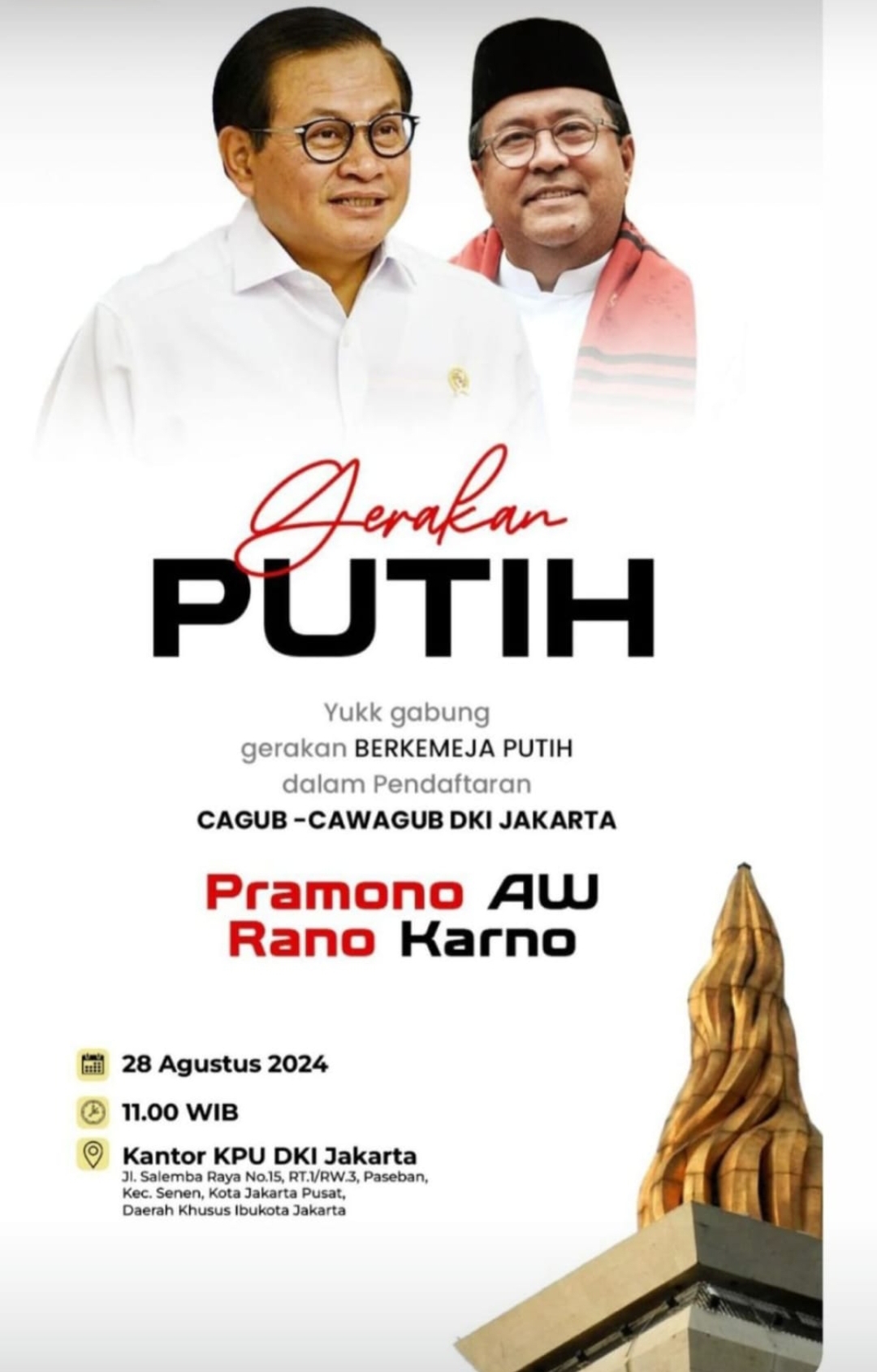 Bendum PDIP Olly Dondokambey Sebut Pramono Anung dan Rano Karno Mendaftar Jam 11  Sebagai Calon Gubernur dan Wagub DKI Jakarta