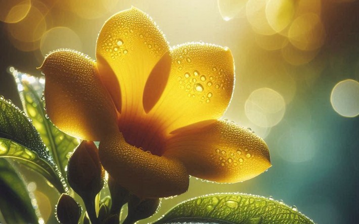 Bunga Alamanda. (Bing)