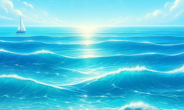 Ilustrasi Laut. (Bing)