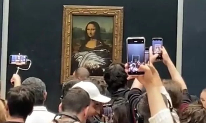 Ilustrasi Lukisan Monalisa. Twitter/@LukeXC2002