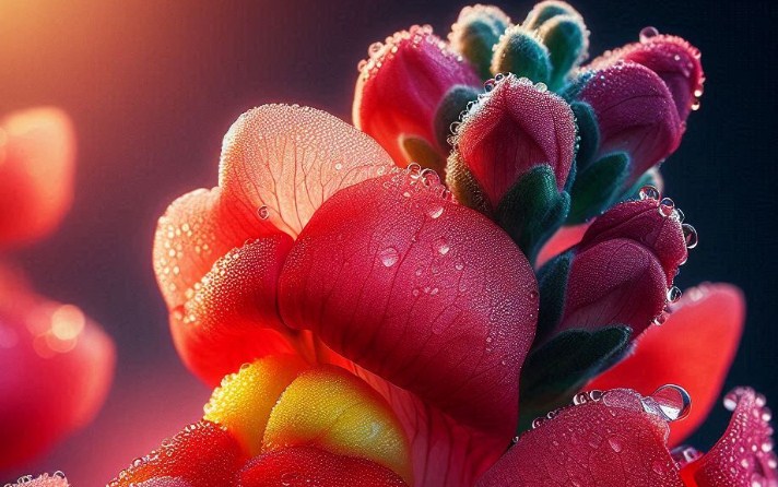 Bunga snapdragon, atau dalam bahasa ilmiahnya Antirrhinum majus. (Bing)