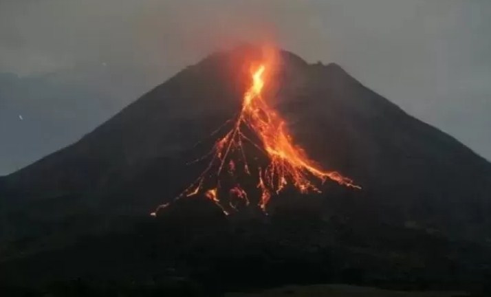 Gunung Merapi. (Andreas Fitri Atmoko/Antara)