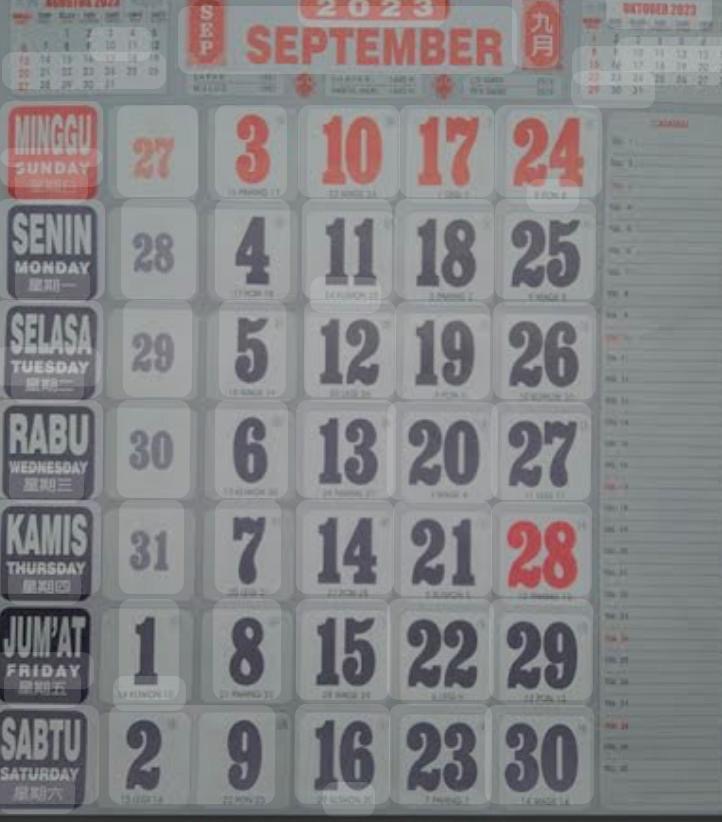 Ilustrasi Kalender