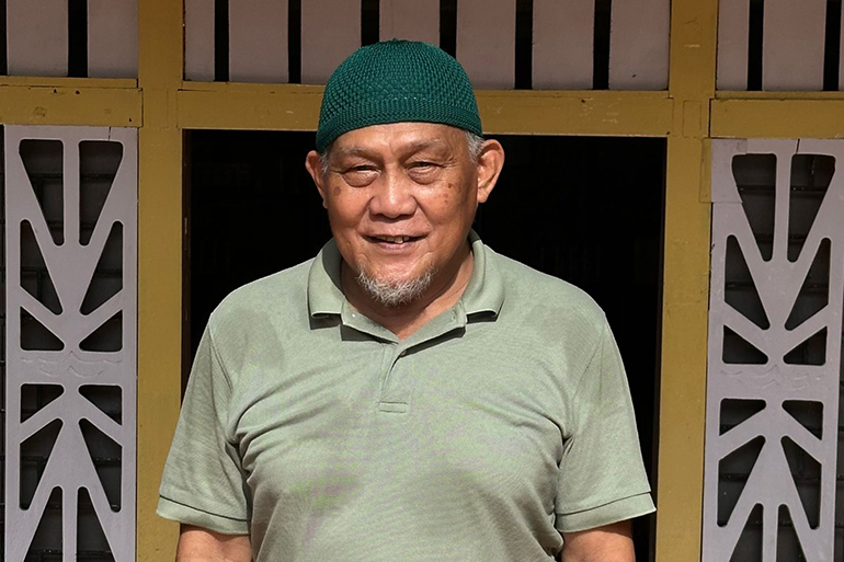 Rusli Abidjulu, pemilik RM Nasi Kuning Sederhana
