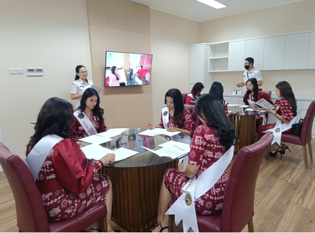Nampak 20 finalis PNNS tahun 2024 mengikuti rangkaian tes kesehatan di RSUD ODSK Provinsi Sulut kemarin