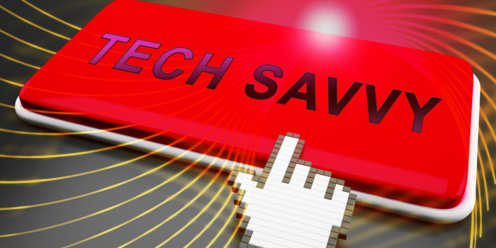 Tech-Savvy Living Graphic