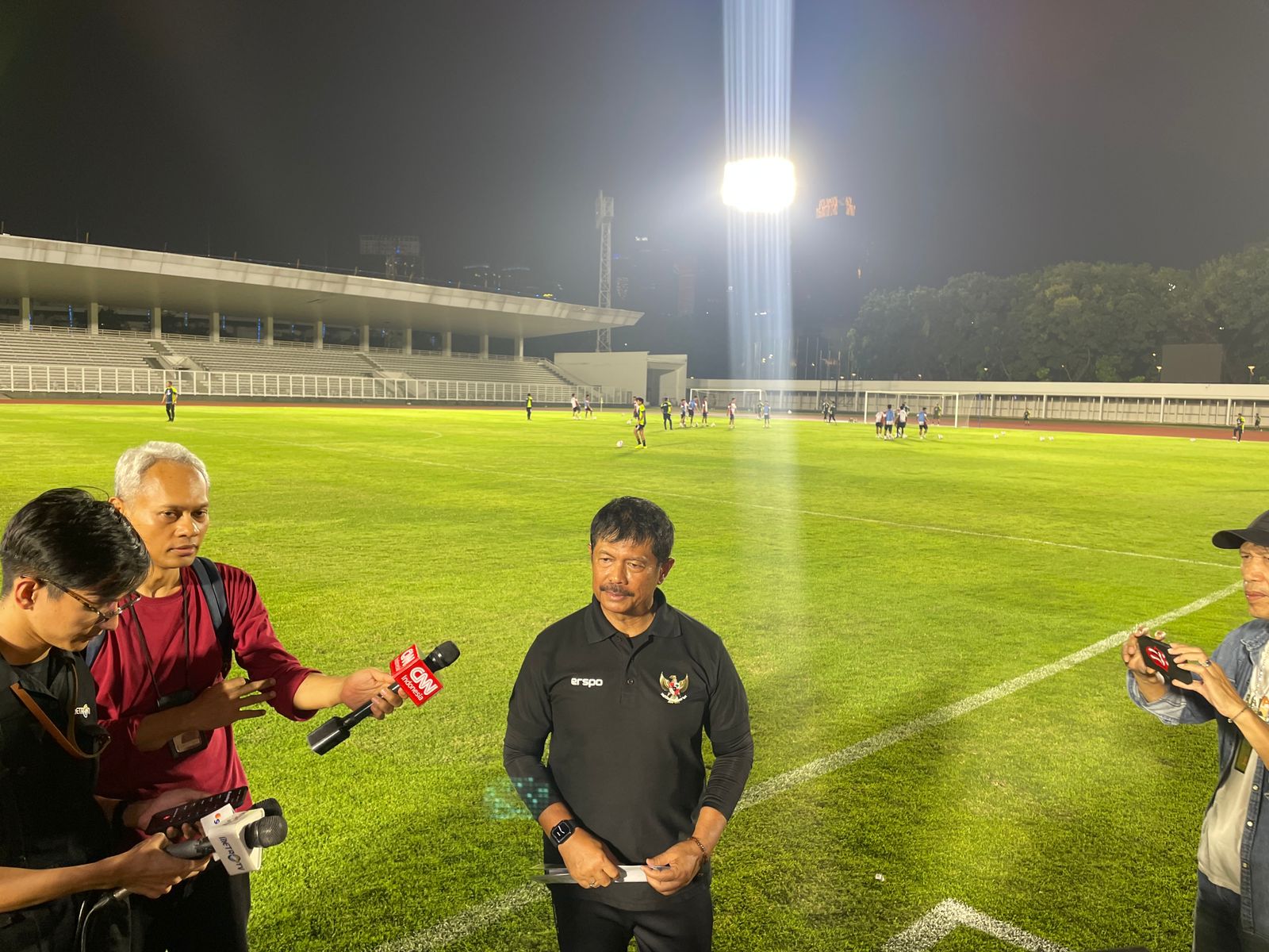 Indra Sjafri, pelatih timnas U20.