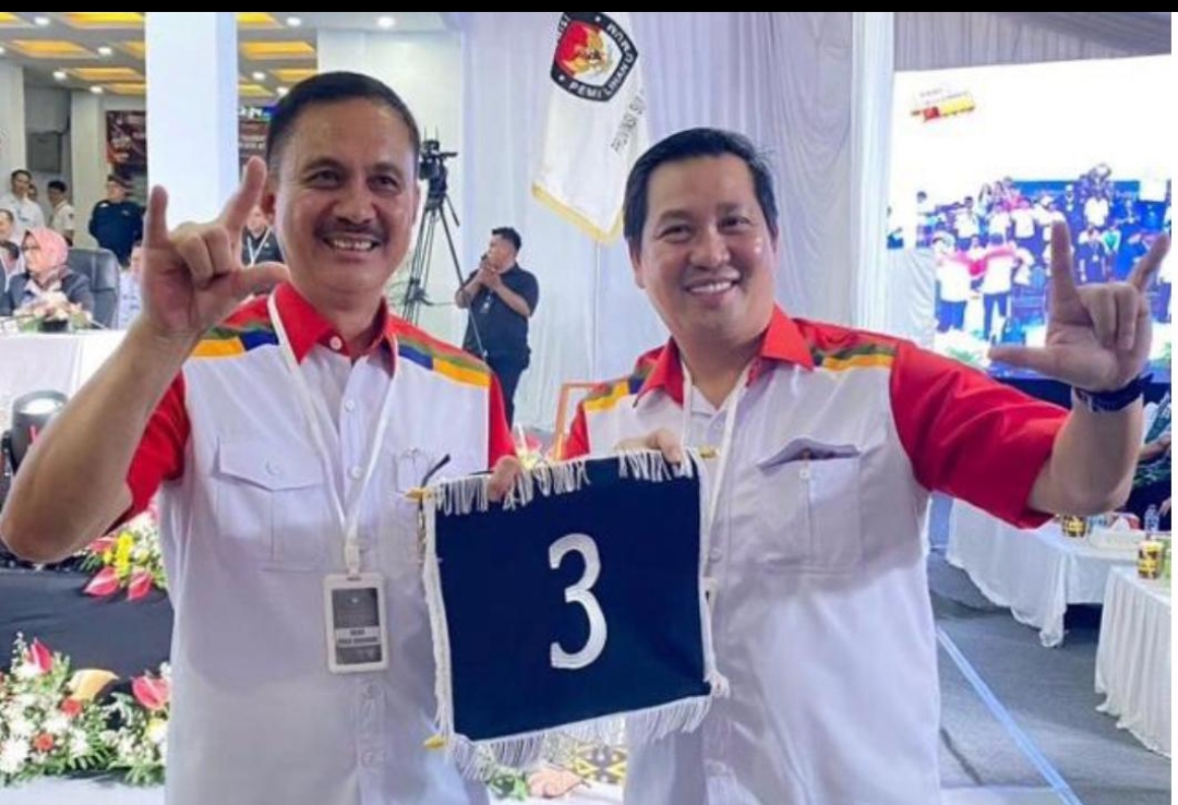 Pasangan SK-DT Dapat Nomor 3,  Seperti Nomor Urut Saat OD-SK Menang Pilgub 2020.  SK: Ini Lambang Kesejahteraan, Keharmonisan, dan Kebijaksanaan