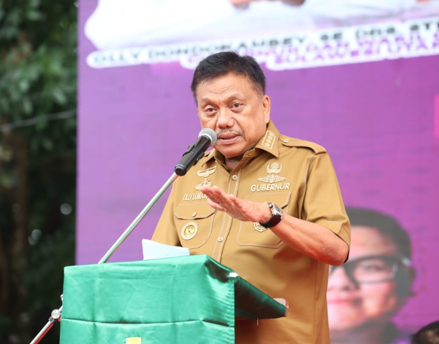Gubernur Olly Dondokambey