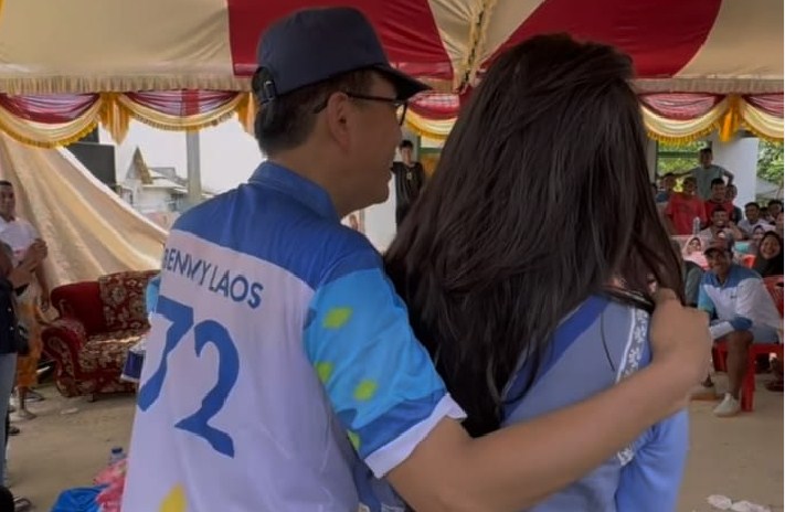 Potret Kemesraan Sherly Tjoanda dan Benny Laos