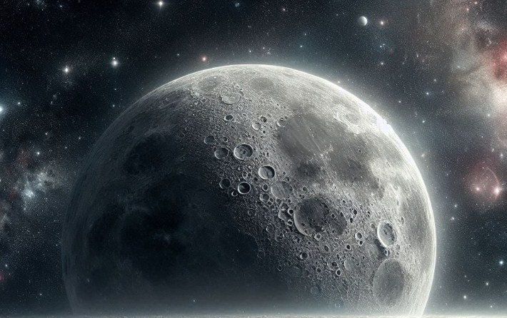 Ilustrasi Bulan. (Bing)