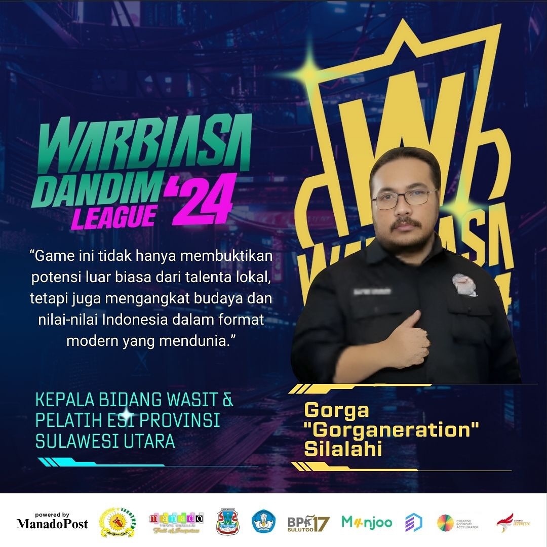Gorga &ldquo;Gorganeration&rdquo; Silalahi, Kepala Bidang Wasit & Pelatih ESI Sulawesi Utara