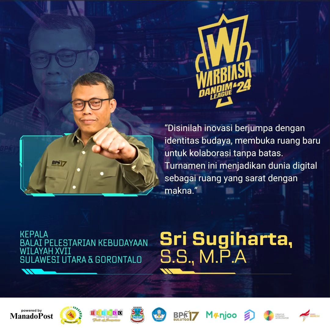 Kepala BPK17 SulutGo, Sri Sugiharta, S.S., M.P.A.