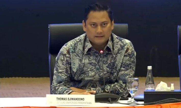 Thomas Djiwandono. (Nurul Fitriana/JawaPos.com)