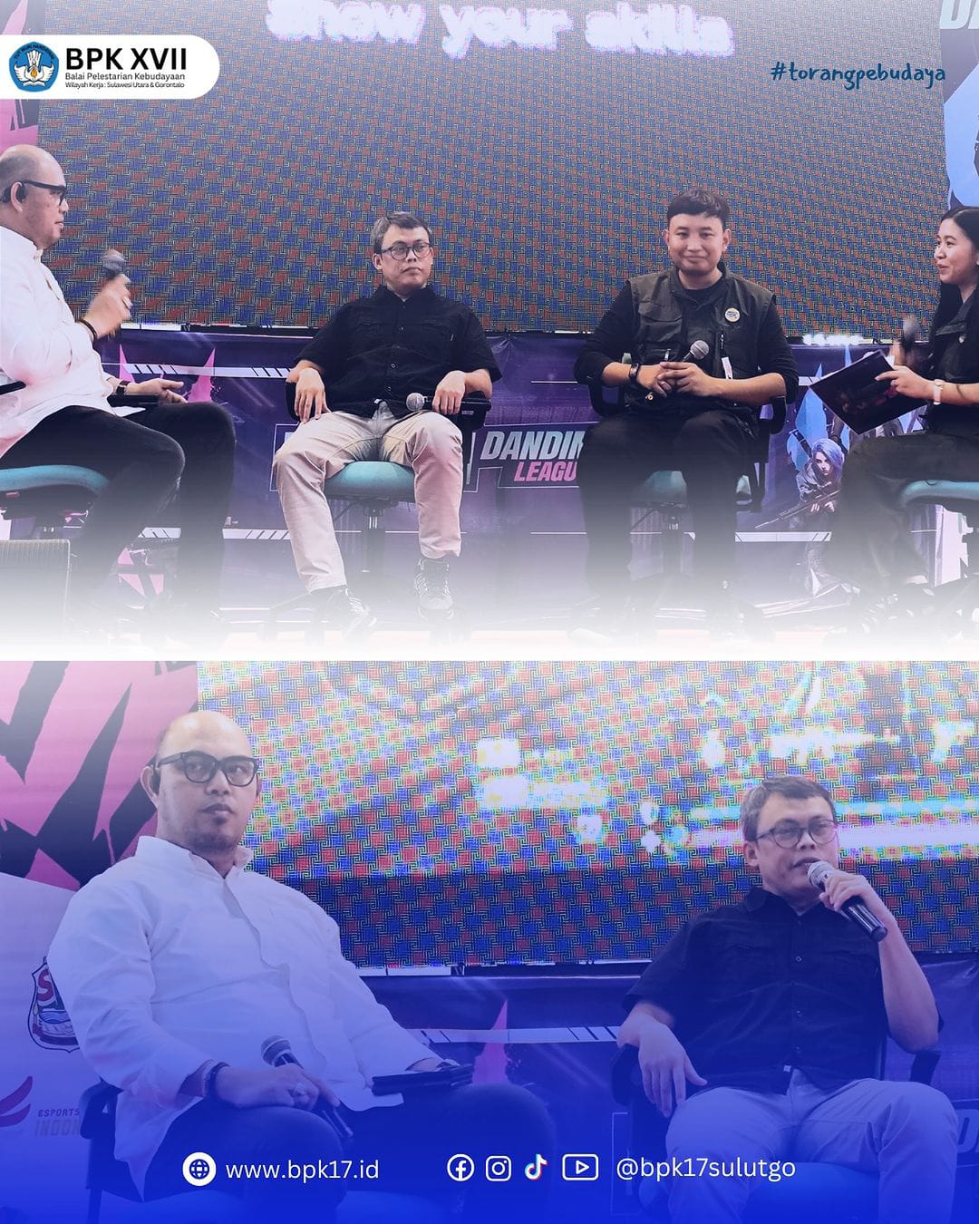 Perwakilan Pengurus E-Sport Indonesia (ESI) Sulawesi Utara, Janhein Avons Sumenge, menyampaikan apresiasi besar dari pihak PB ESI Sulawesi Utara terhadap penyelenggaraan Warbiasa Dandim League 2024.