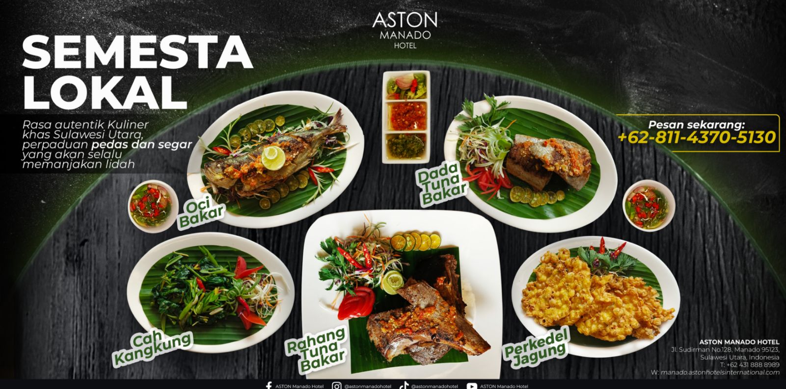Promo menu Semesta Lokal dari Aston Hotel Manado