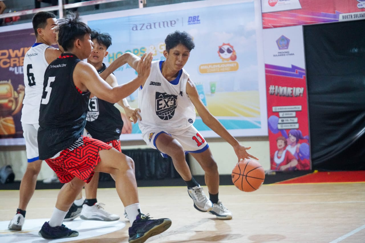 AZA 3X3 Competition SMA Lokon St. Nikolaus Tomohon (Jersey Gelap) Vs SMA Negeri 1 Kalawat (Jersey Terang).
