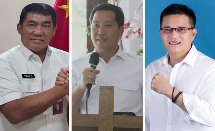Yulius Selvanus Komaling, Steven Kandouw dan Hanny Joost Pajouw.