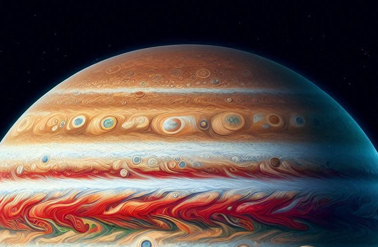 Ilustrasi Planet Jupiter. (Bing)