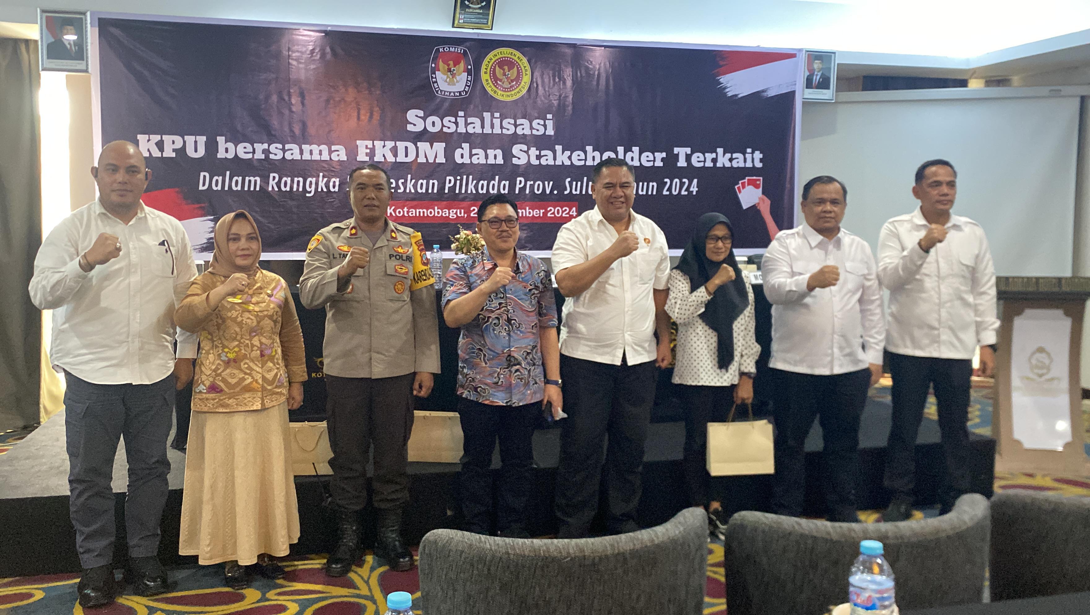 Sosialisasi KPU bersama Badan Intelijen