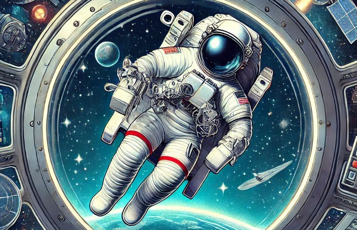 Ilustrasi Astronot. (Bing)
