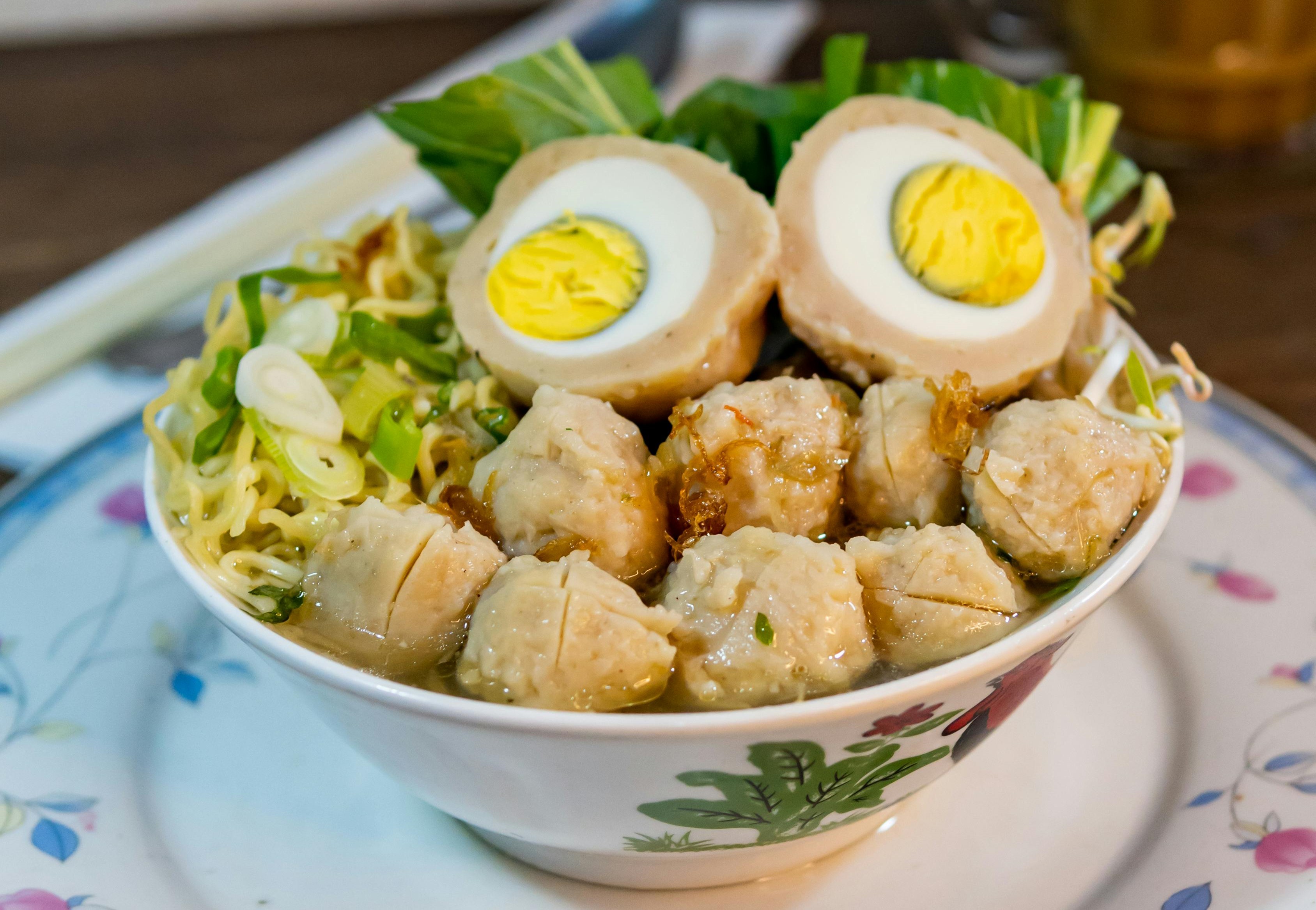 Ilustrasi bakso.