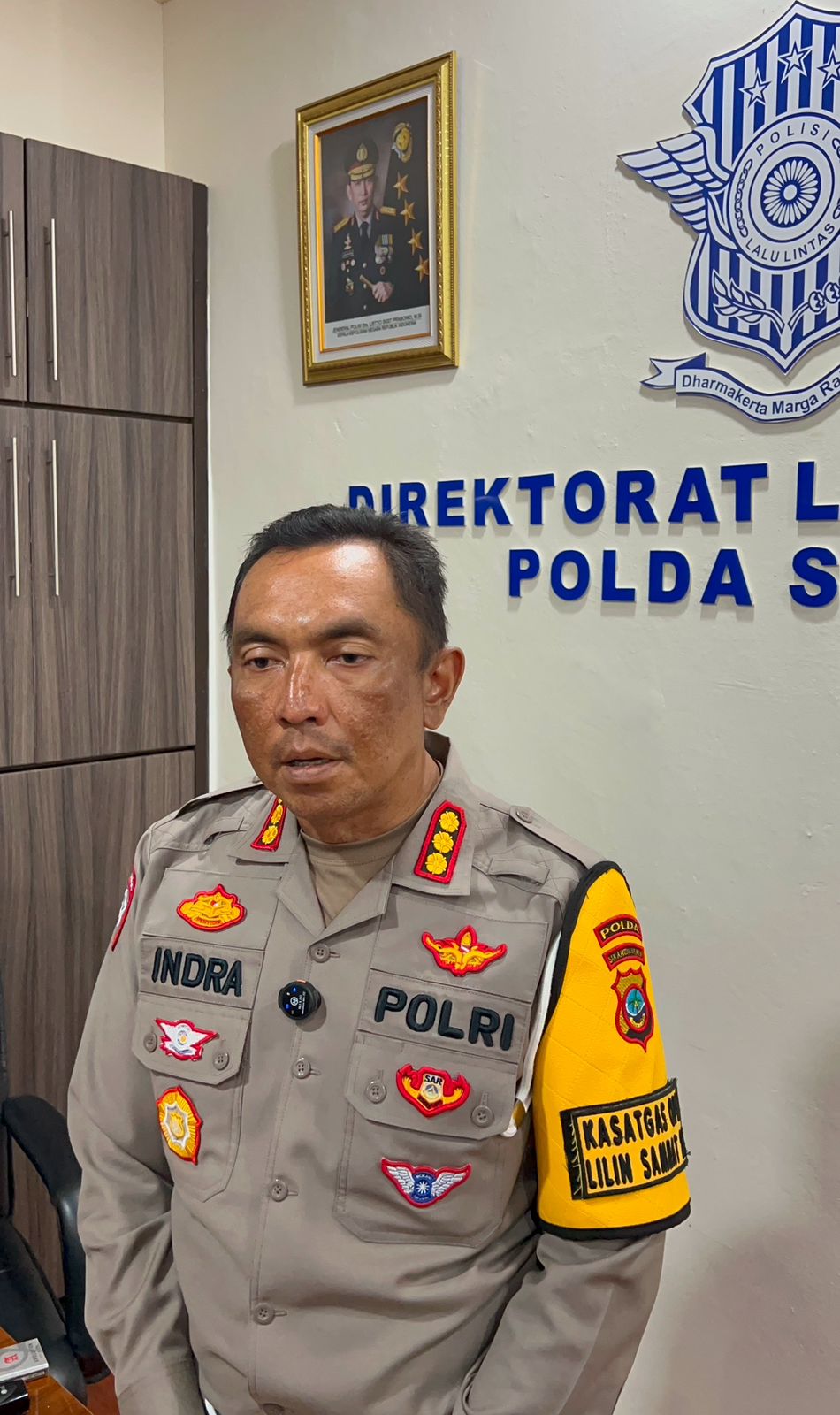 Dirlantas Polda Sulut Kombes Pol Indra Mangunsong