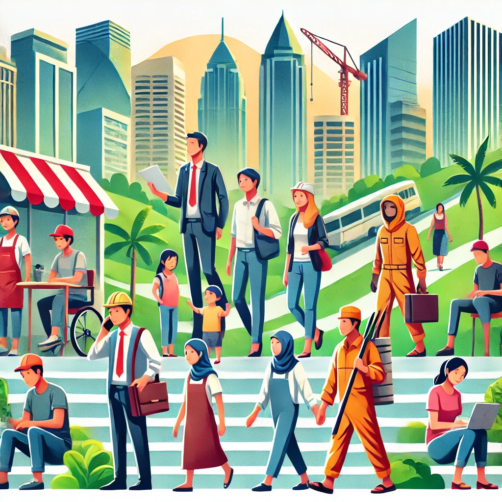 Ilustrasi Pekerja Manado