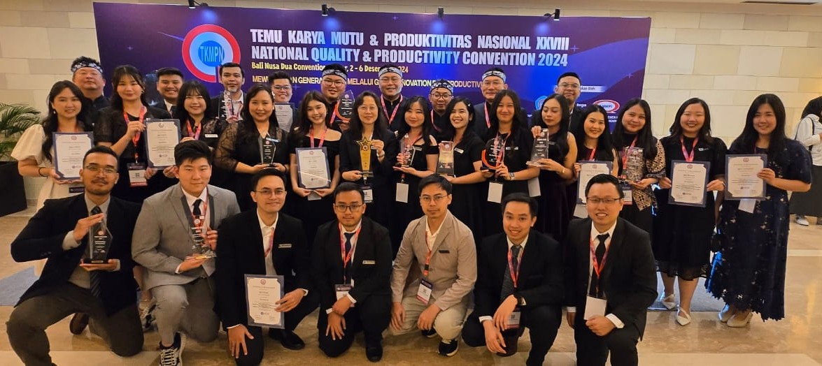 BCA meraih 15 penghargaan pada Temu Karya Mutu dan Produktivitas Nasional (TKMPN) XXVIII 2024.