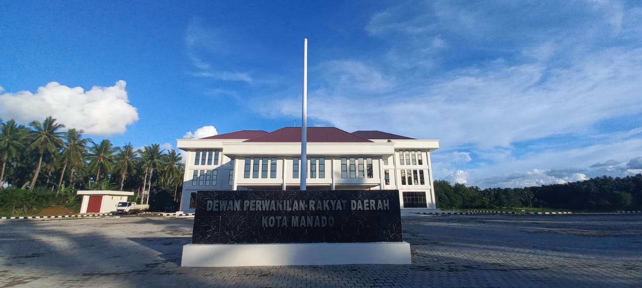 GEDUNG Baru Kantor DPRD Kota Manado di Mapanget.
